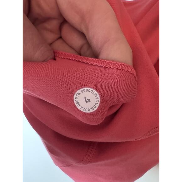 Lululemon Align Tank Luon Coral Pink Womens Size 4 - Picture 4 of 7